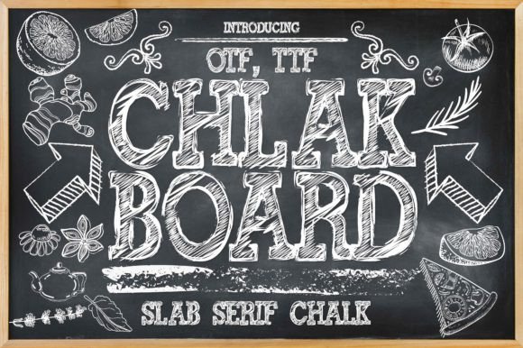 Preview of Chalkboard Font