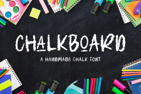 Thumbnail 2 of Chalkboard Font