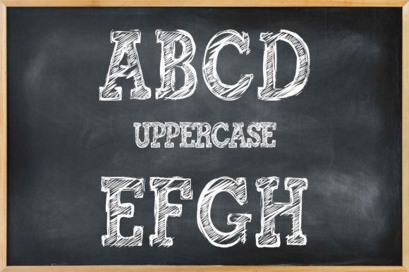 Thumbnail 3 of Chalkboard Font