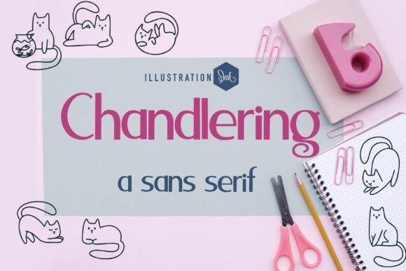 Preview of Chandlering Font
