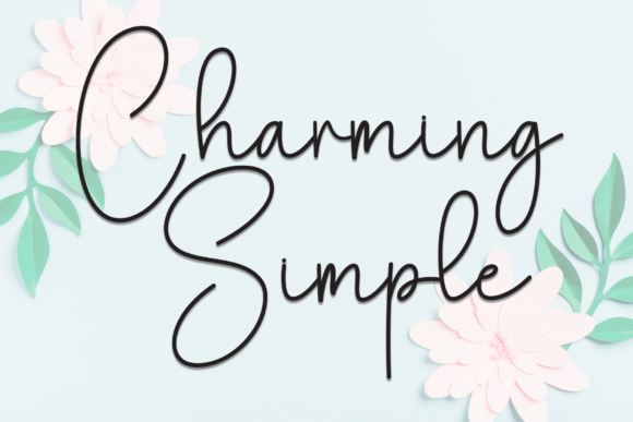 Preview of Charming Simple Font