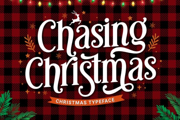 Preview of Chasing Christmas Font