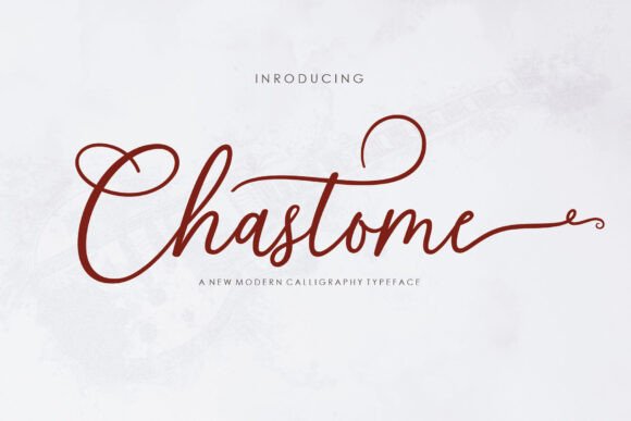 Preview of Chastome Script Font