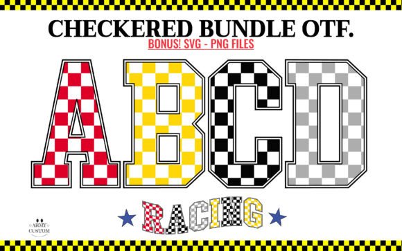 Preview of Checkered Font