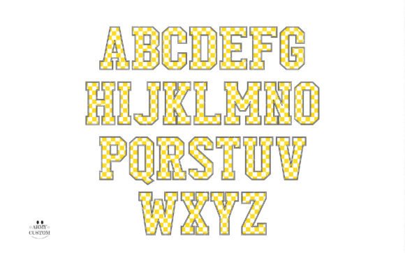 Thumbnail 3 of Checkered Font