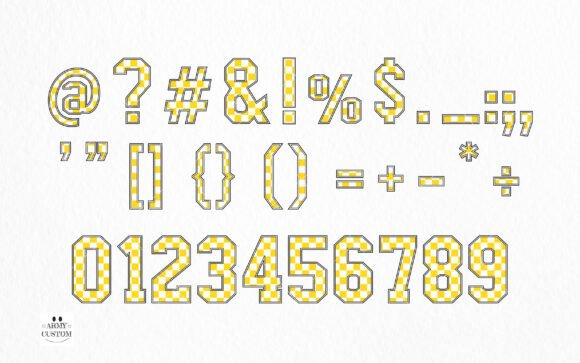 Thumbnail 4 of Checkered Font