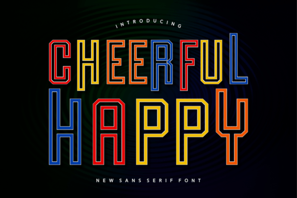 Preview of Cheerful Happy Font