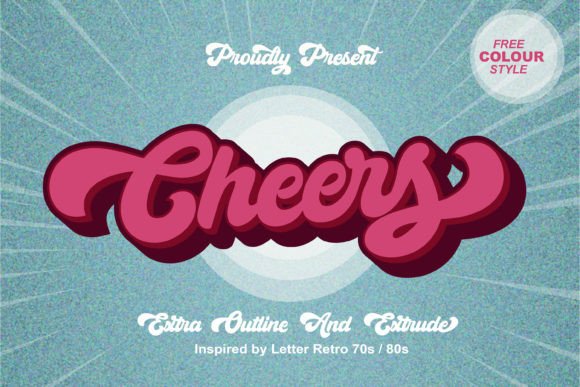 Preview of Cheers Font