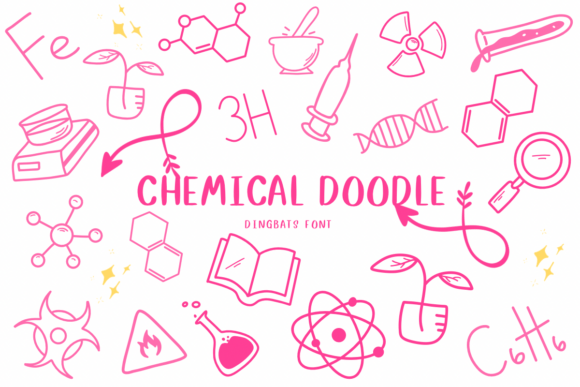 Preview of Chemical Doodle Font