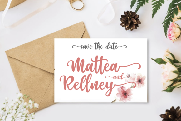 Thumbnail 2 of Cherry Blossom Font Font