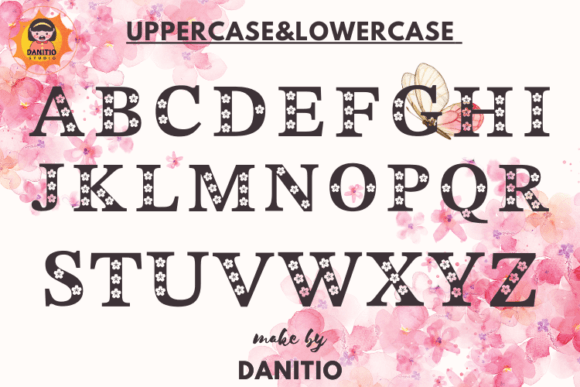 Thumbnail 2 of Cherry Blossom Font
