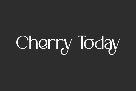 Preview of Cherry Today Font