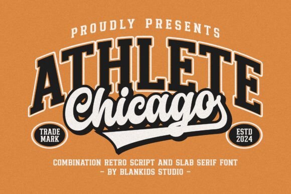 Preview of Chicago Athlete Font