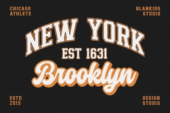 Thumbnail 3 of Chicago Athlete Font