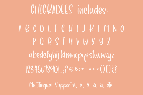 Thumbnail 3 of Chickadees Font