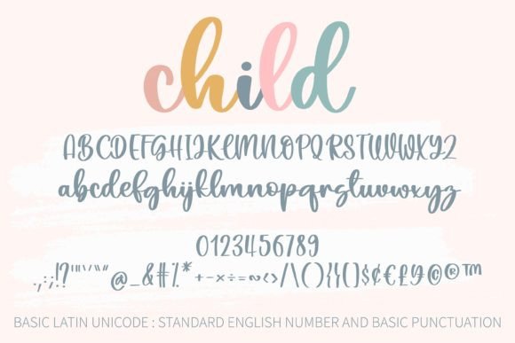 Thumbnail 2 of Child Font