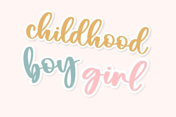 Thumbnail 3 of Child Font