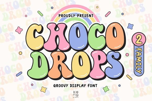 Preview of Choco Drops Font