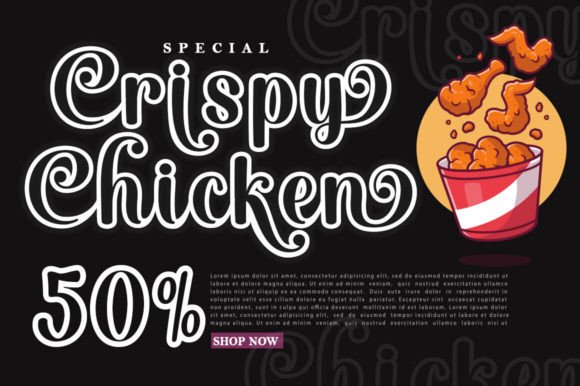 Thumbnail 2 of Chocolate Banana Font