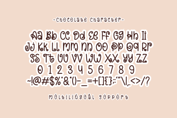 Thumbnail 3 of Chocolate Font