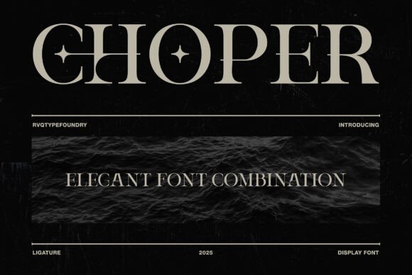 Preview of Choper Font