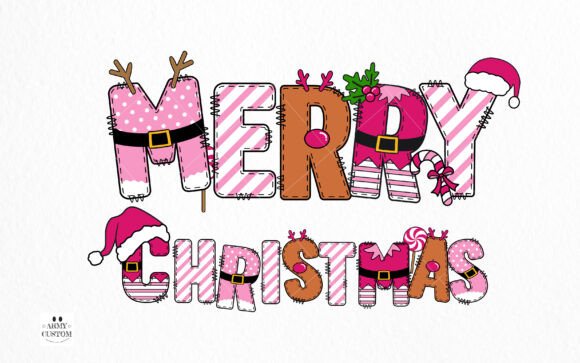 Thumbnail 2 of Christmas Army Bundle Font