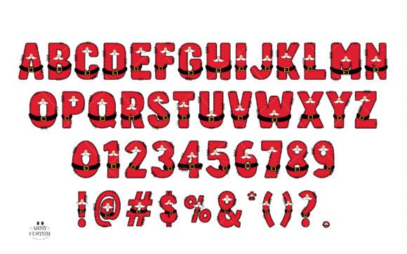 Thumbnail 2 of Christmas Army Bundle Font
