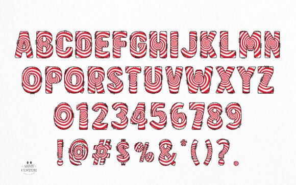 Thumbnail 3 of Christmas Army Bundle Font