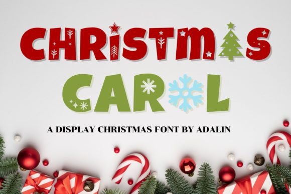 Preview of Christmas Carol Font