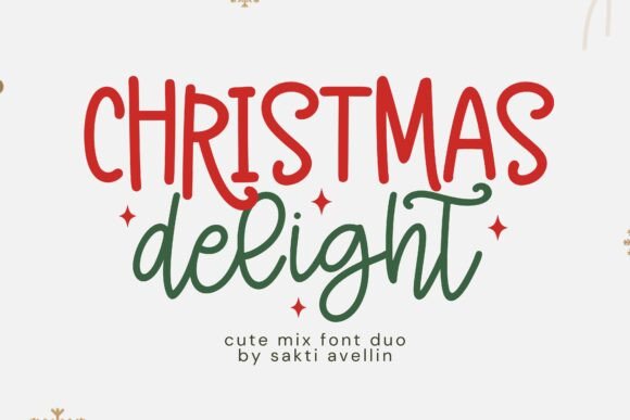 Preview of Christmas Delight Font