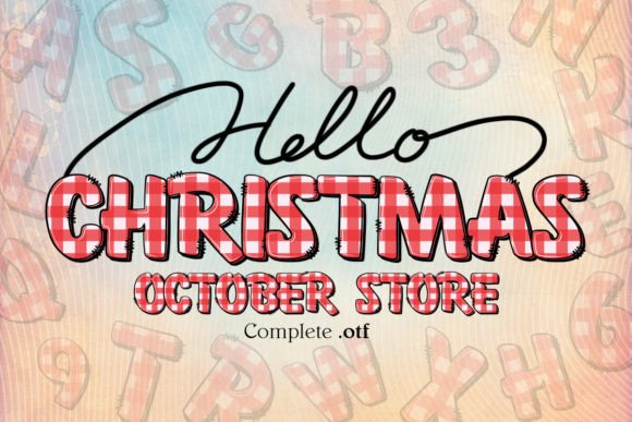 Preview of Christmas Font