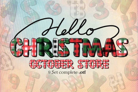 Preview of Christmas Font