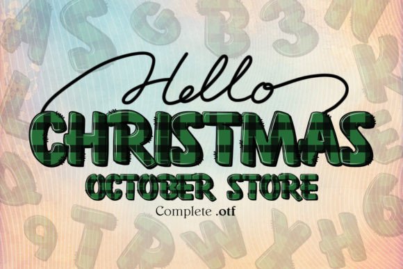 Preview of Christmas Font