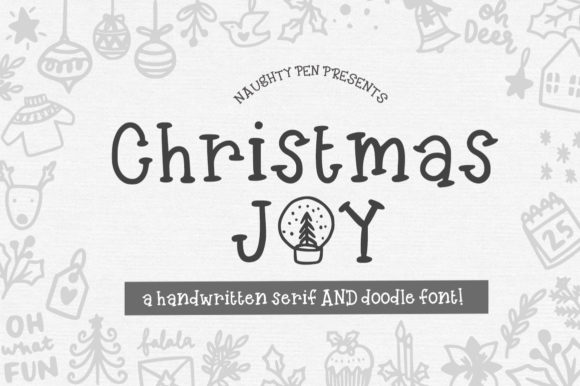 Preview of Christmas Joy Font