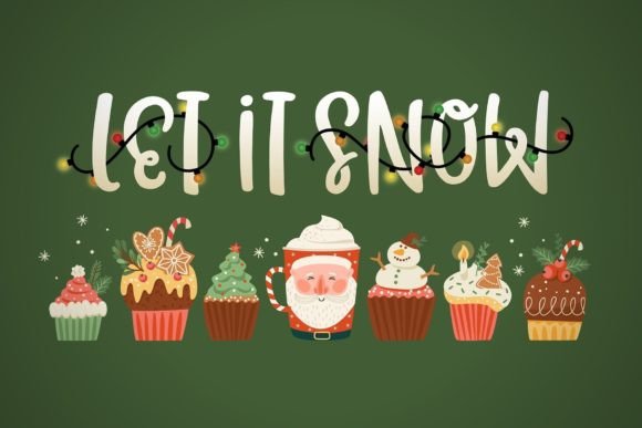 Thumbnail 2 of Christmas Lights Font