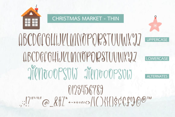 Thumbnail 2 of Christmas Market Font