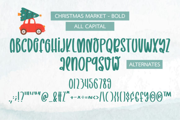 Thumbnail 3 of Christmas Market Font