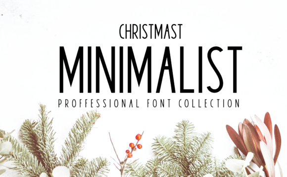 Preview of Christmas MInimalist Font