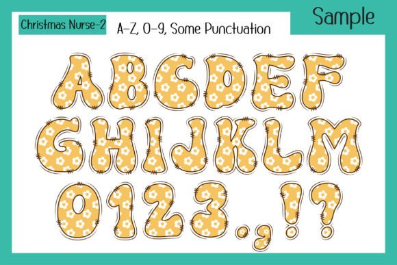 Thumbnail 4 of Christmas Nurse Font