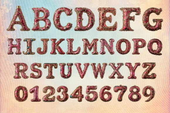 Thumbnail 2 of Christmas Ornament Font