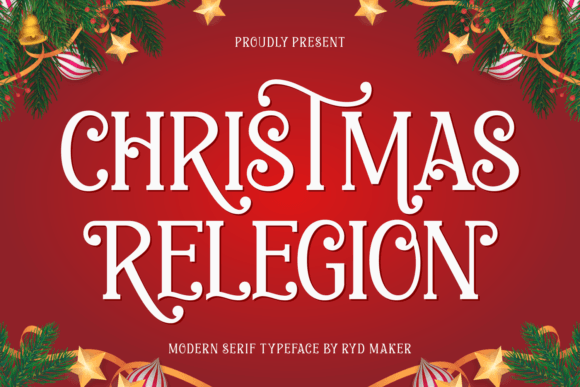 Preview of Christmas Relegion Font