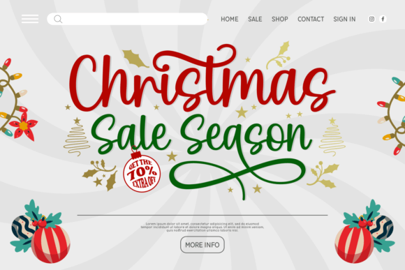 Thumbnail 2 of Christmas Scents Font