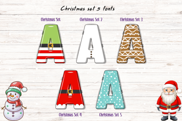 Thumbnail 2 of Christmas Set Font