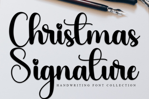 Preview of Christmas Signature Font