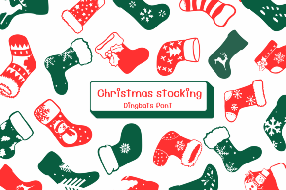 Preview of Christmas Stocking Font
