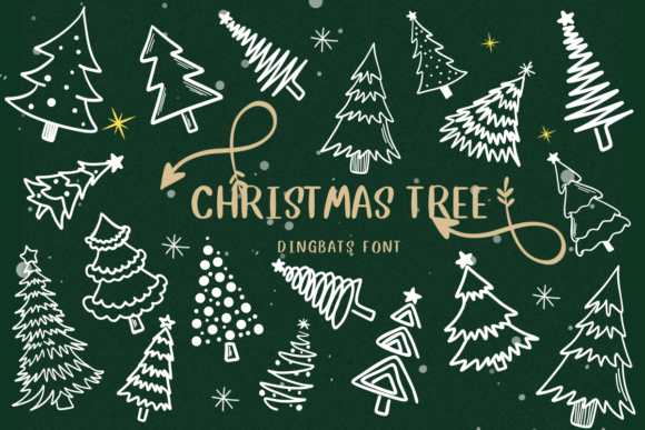 Preview of Christmas Tree Font