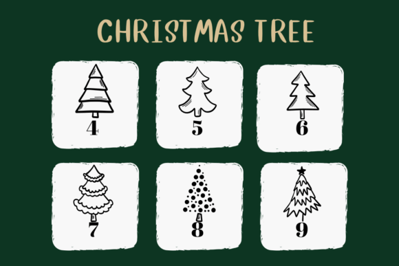 Thumbnail 4 of Christmas Tree Font