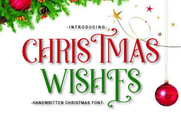 Preview of Christmas Wishes Font