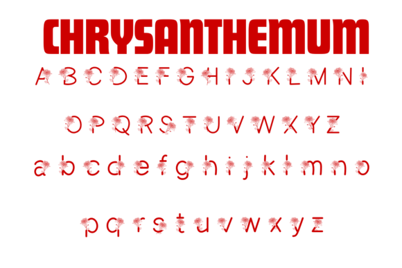Thumbnail 2 of Chrysanthemum Font