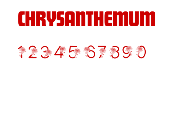 Thumbnail 3 of Chrysanthemum Font